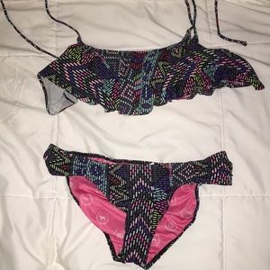 VS PINK tribal print bikini